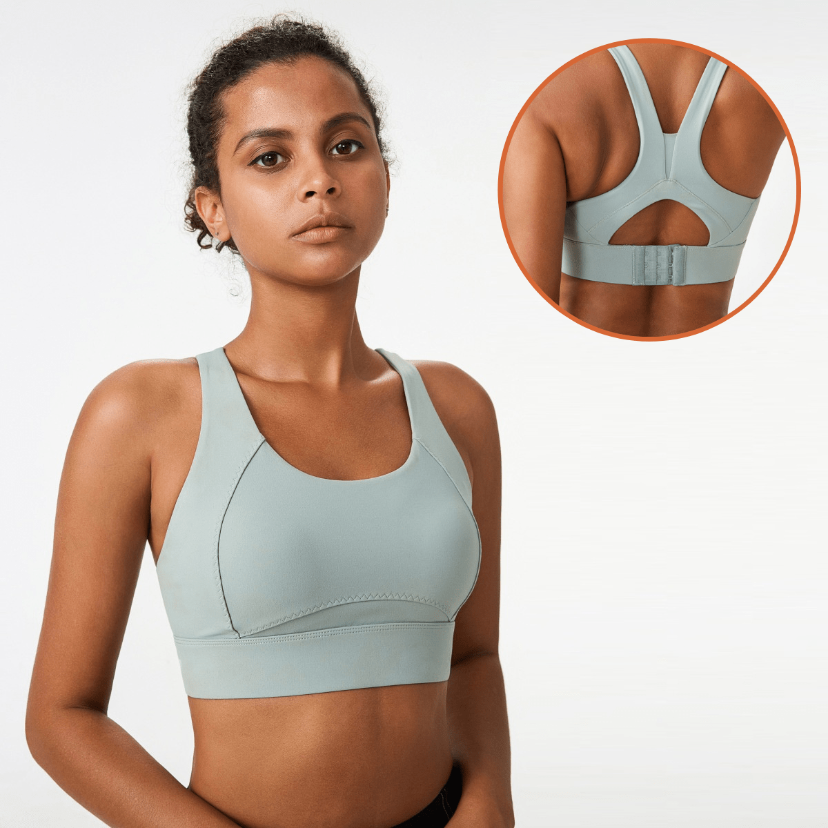 Criss cross top back bra