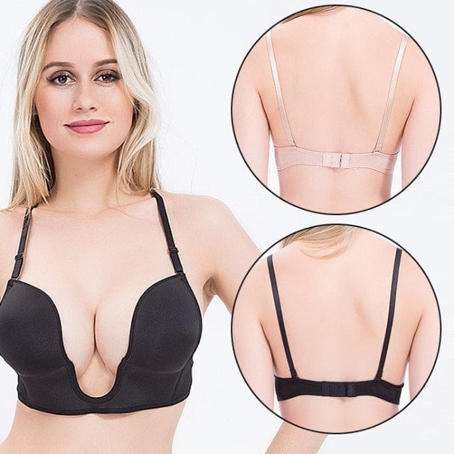 Low Back Invisible Deep Plunge Bra