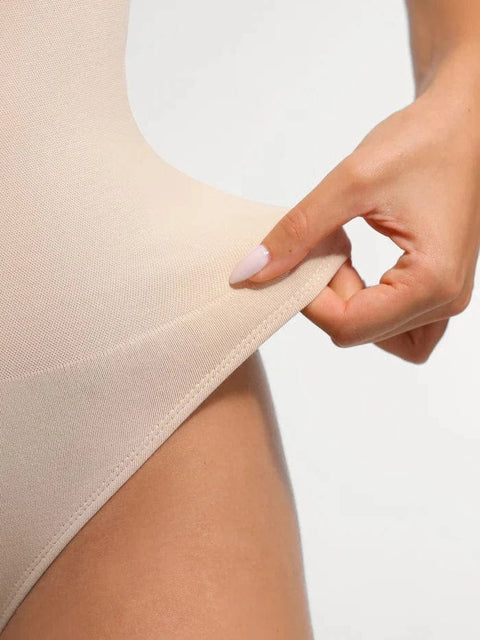 Curvypower | Australia bodysuit Seamless Waist & Tummy Control Shapewear Bodysuit With Built-In Bra