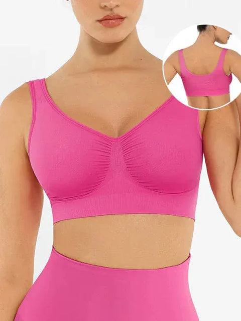 Curvypower | Australia Bras Women's Comfortable Non Wired Sleep Lounge Bra With Wide Straps