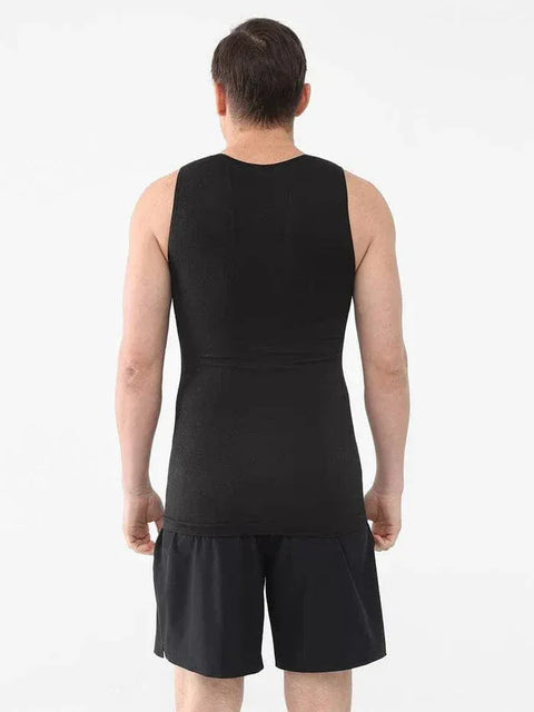 Curvypower | Australia Compression Shirt Men's Tummy Control Tank Top Shaping Compression Shirt