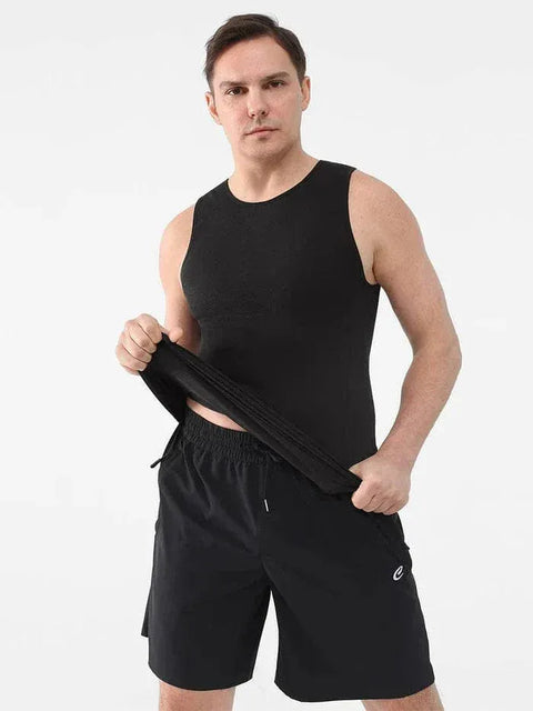Curvypower | Australia Compression Shirt Men's Tummy Control Tank Top Shaping Compression Shirt