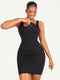 CurvyPower | AU Bodycon Black / XS/S Snatched Square Neck Mini Dress Shapewear Bodycon With Removable Pads