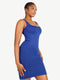 CurvyPower | AU Bodycon Snatched Square Neck Mini Dress Shapewear Bodycon With Removable Pads