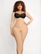 CurvyPower | AU bodysuit Beige / S Long Sleeve Shapewear Bodysuit with U-Shape Bust Support