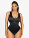 CurvyPower | AU bodysuit Black / S Deep V Neck Waist Slimming Shapewear Bodysuit