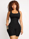 CurvyPower | AU bodysuit Black / S One Piece Shaping Bodysuit with Front Zipper and Side Pockets