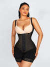 CurvyPower | AU bodysuit Black / S Tummy Control Lace Open Bust Shapewear Bodysuit