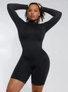 CurvyPower | AU bodysuit Black / XS/S Seamless Body Sculpting Tummy Control Shapewear Bodysuit with Removable Cups