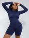 CurvyPower | AU bodysuit Blue / XS/S Seamless Body Sculpting Tummy Control Shapewear Bodysuit with Removable Cups