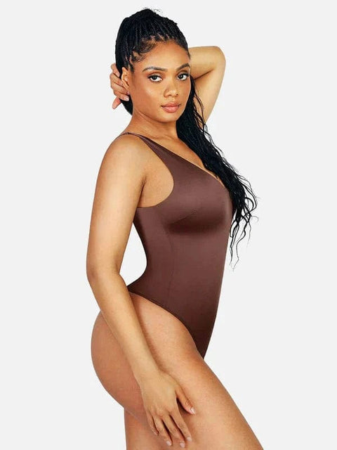 CurvyPower | AU bodysuit Deep V Neck Waist Slimming Shapewear Bodysuit