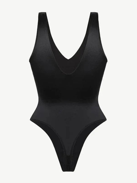 CurvyPower | AU bodysuit Deep V Neck Waist Slimming Shapewear Bodysuit