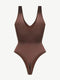 CurvyPower | AU bodysuit Deep V Neck Waist Slimming Shapewear Bodysuit