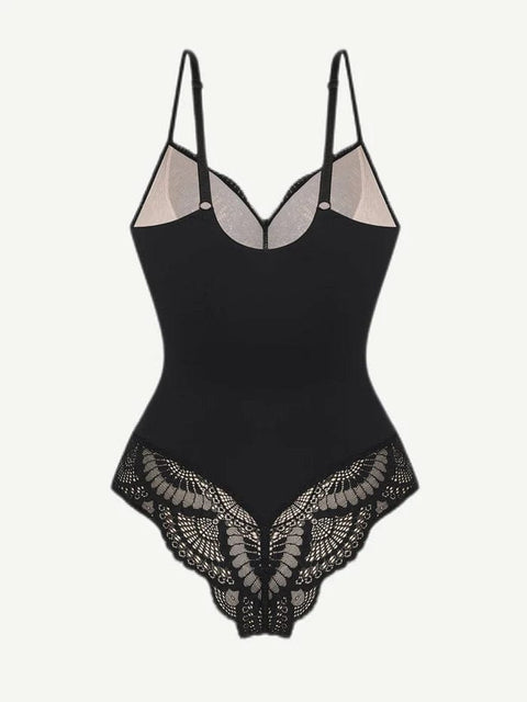 CurvyPower | AU bodysuit Elegant Lace Tummy Control Shapewear Bodysuit