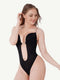 CurvyPower | AU bodysuit Lace-Trimmed Deep V Neck Shapewear Low Back Bodysuit