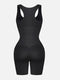 CurvyPower | AU bodysuit One Piece Shaping Bodysuit with Front Zipper and Side Pockets