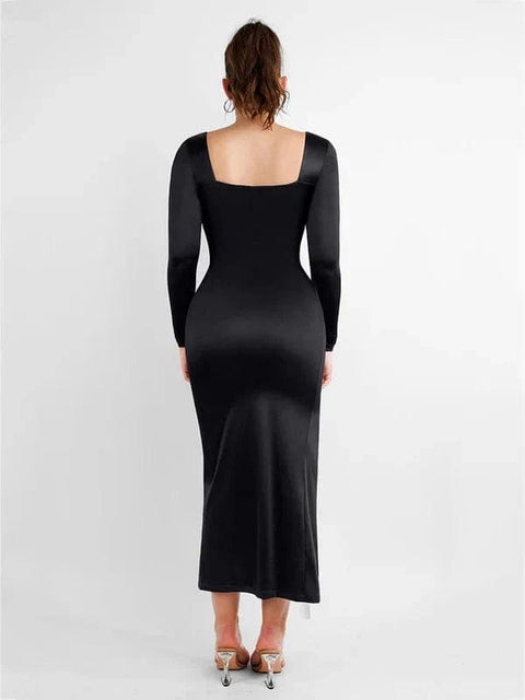 CurvyPower | AU bodysuit Square Neck Shapewear Tummy Control Bodysuit with Removable Pads