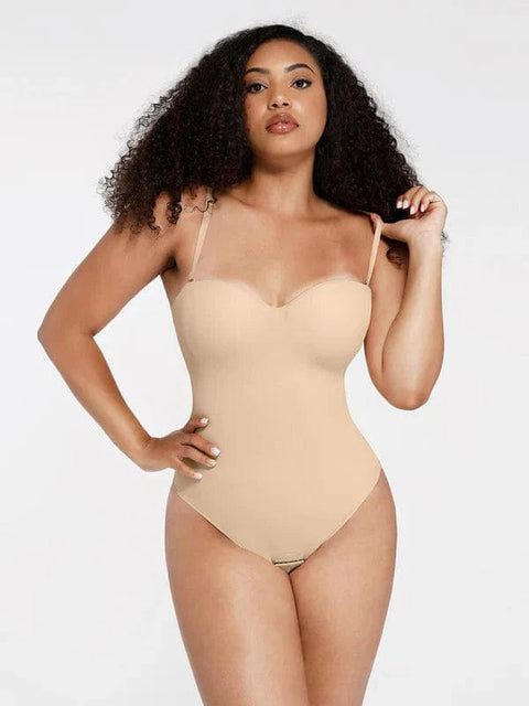 CurvyPower | AU bodysuit Strapless Underwire One-Piece Tummy Control Bodysuit Shapewear