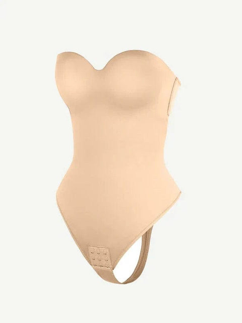 CurvyPower | AU bodysuit Strapless Underwire One-Piece Tummy Control Bodysuit Shapewear