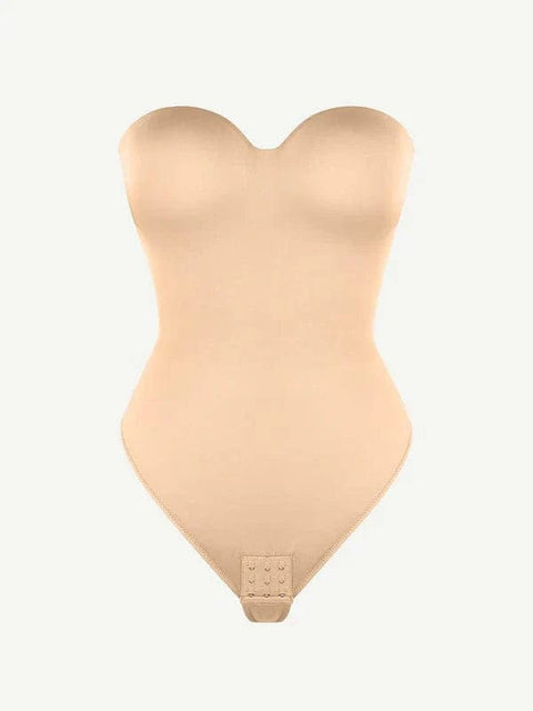 CurvyPower | AU bodysuit Strapless Underwire One-Piece Tummy Control Bodysuit Shapewear