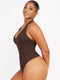 CurvyPower | AU bodysuit Waist Control Halter Neck Shapewear Bodysuit