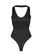 CurvyPower | AU bodysuit Waist Control Halter Neck Shapewear Bodysuit