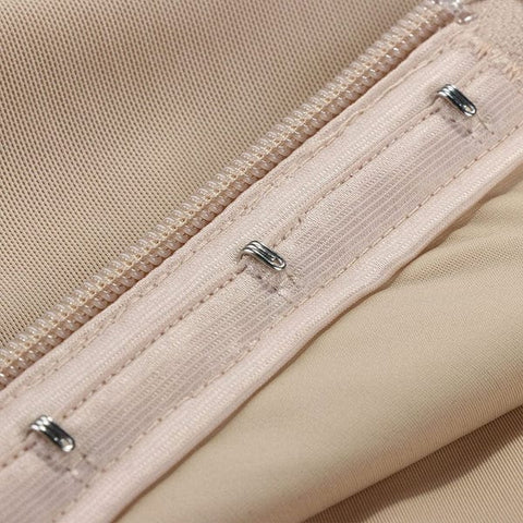 CurvyPower | AU bodysuit Waist Trainer Shapewear bodysuit with Front Zipper and Adjustable Strap