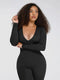 CurvyPower | AU Jumpsuit Deep V Whole Body Jumpsuit Tummy Control Shaping Bodysuit