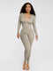 CurvyPower | AU Jumpsuit Deep V Whole Body Jumpsuit Tummy Control Shaping Bodysuit