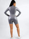 CurvyPower | AU Jumpsuit Long Sleeve Shaping Sauna Suit with Front Zipper