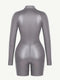 CurvyPower | AU Jumpsuit Long Sleeve Shaping Sauna Suit with Front Zipper