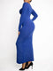 CurvyPower | AU Maxi Dress Built In Shapewear Long Sleeve Bodycon Maxi Dress