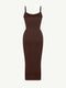 CurvyPower | AU Midi Dress Waist Control Bodycon Shapewear Midi Dress