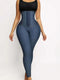 CurvyPower | AU Pants Dark Blue / S High Waist Denim Tummy Control Shaper Pants