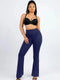 CurvyPower | AU Pants Dark Blue / S High-Waisted Flare Pants with Tummy Control and Leg Shaping