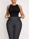 CurvyPower | AU Pants High Waist Trainer Denim Shaper Pants