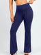 CurvyPower | AU Pants High-Waisted Flare Pants with Tummy Control and Leg Shaping