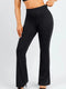 CurvyPower | AU Pants High-Waisted Flare Pants with Tummy Control and Leg Shaping