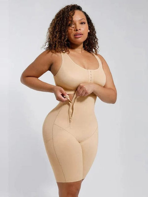 CurvyPower | AU shapewear bodysuit Beige / XS High Compression Postoperative Shapewear Bodysuit with Side Zipper