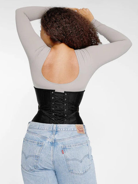 CurvyPower | AU Waist Trainer Underbust Waist Trainer Shaper Corset with Lace