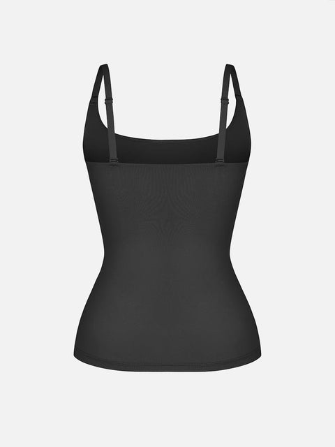 Curvypower | Australia Apparel & Accessories > Clothing > Tops > Tank Tops Scoop Neck Tank Top with Light Shaping and Anti-Sheer Bust Lining