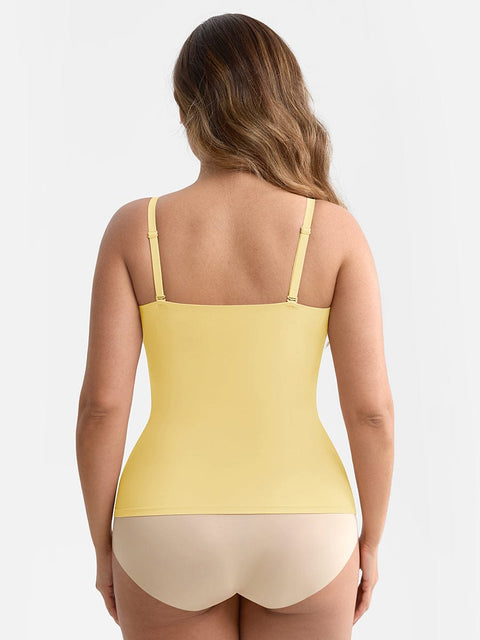 Curvypower | Australia Apparel & Accessories > Clothing > Tops > Tank Tops Scoop Neck Tank Top with Light Shaping and Anti-Sheer Bust Lining