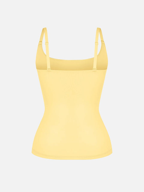 Curvypower | Australia Apparel & Accessories > Clothing > Tops > Tank Tops Scoop Neck Tank Top with Light Shaping and Anti-Sheer Bust Lining