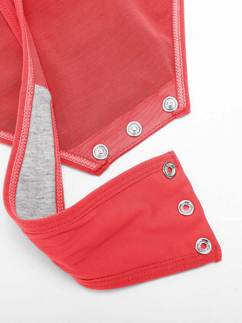 Curvypower | Australia Apparel & Accessories > Clothing > Underwear & Socks > Bodysuits V-neck Overlapping Pleated Shapewear Bodysuit with Tummy Control