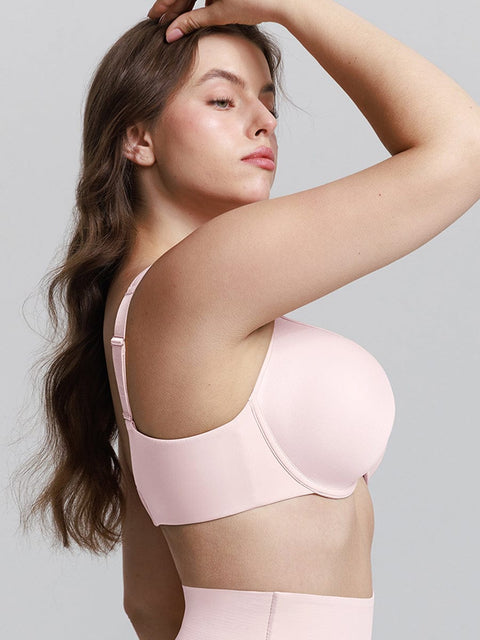 Curvypower | Australia Apparel & Accessories > Clothing > Underwear & Socks > Bras Full Coverage Underwire Bra with Memory Foam Cups and Side Support