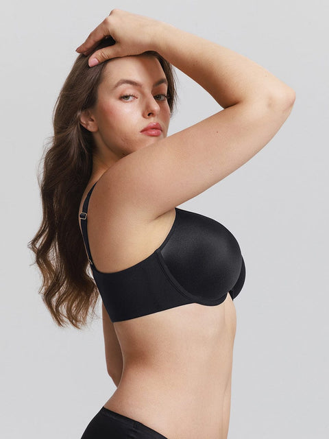 Curvypower | Australia Apparel & Accessories > Clothing > Underwear & Socks > Bras Full Coverage Underwire Bra with Memory Foam Cups and Side Support