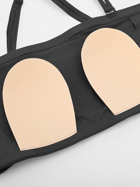 Curvypower | Australia Apparel & Accessories > Clothing > Underwear & Socks > Bras Wireless Strapless Anti-Slip Comfort Bandeau Bra for Women with Molded Cups, Convertible Straps & Ultra-Soft Fabric