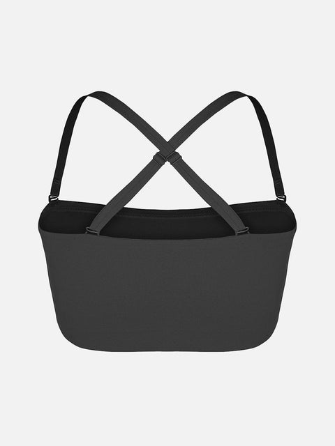 Curvypower | Australia Apparel & Accessories > Clothing > Underwear & Socks > Bras Wireless Strapless Anti-Slip Comfort Bandeau Bra for Women with Molded Cups, Convertible Straps & Ultra-Soft Fabric