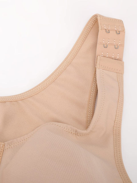 Curvypower | Australia Apparel & Accessories > Clothing > Underwear & Socks > Bras Women's Recovery Comfort Front Closure Wireless Gentle Compression Support Bra with 3D Molded Cups & Wide Adjustable Straps