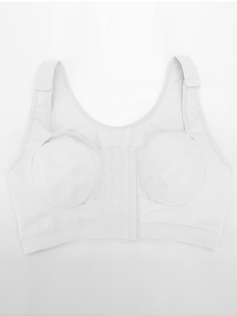 Curvypower | Australia Apparel & Accessories > Clothing > Underwear & Socks > Bras Women's Recovery Comfort Front Closure Wireless Gentle Compression Support Bra with 3D Molded Cups & Wide Adjustable Straps